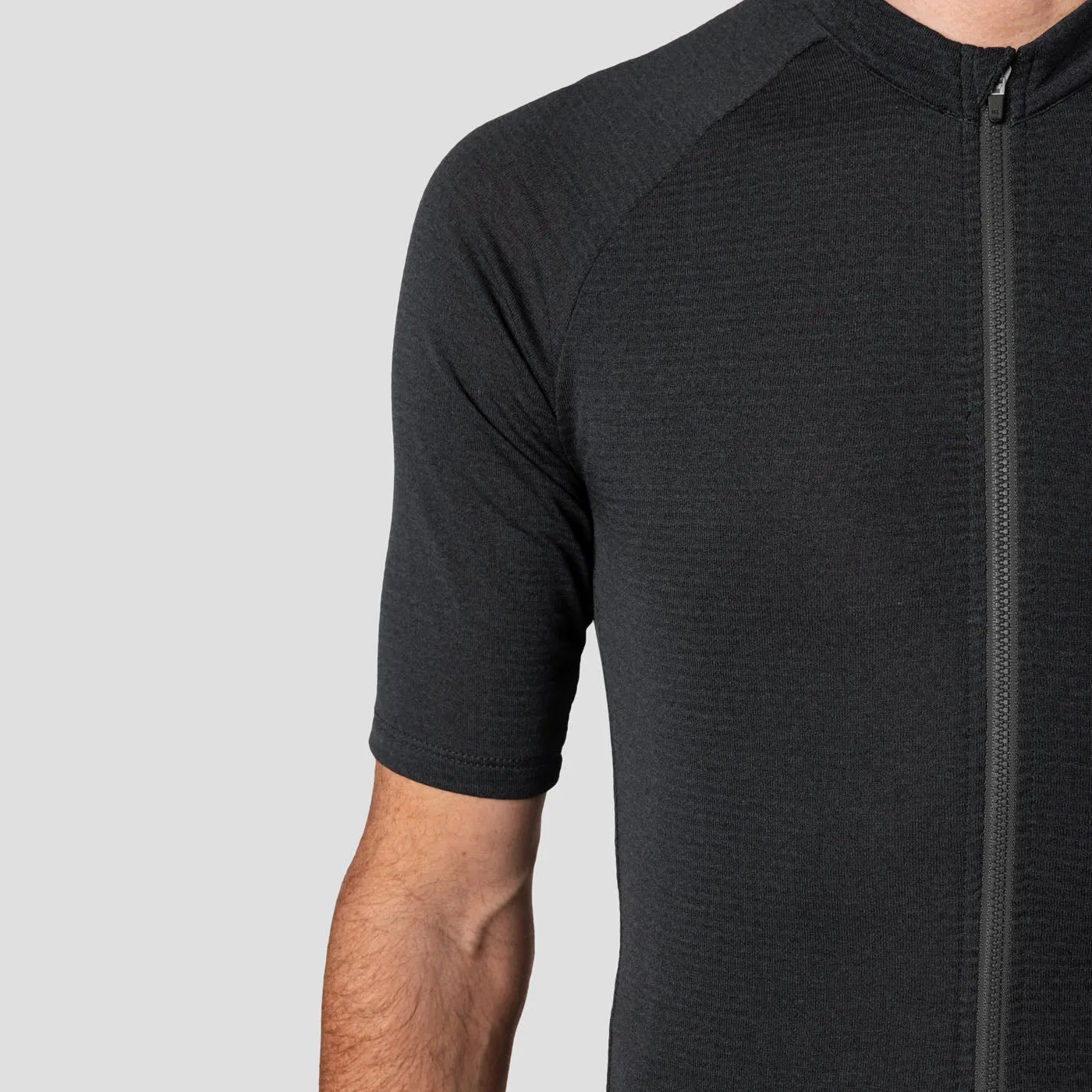 Men's Micro Grid Jersey - Charcoal