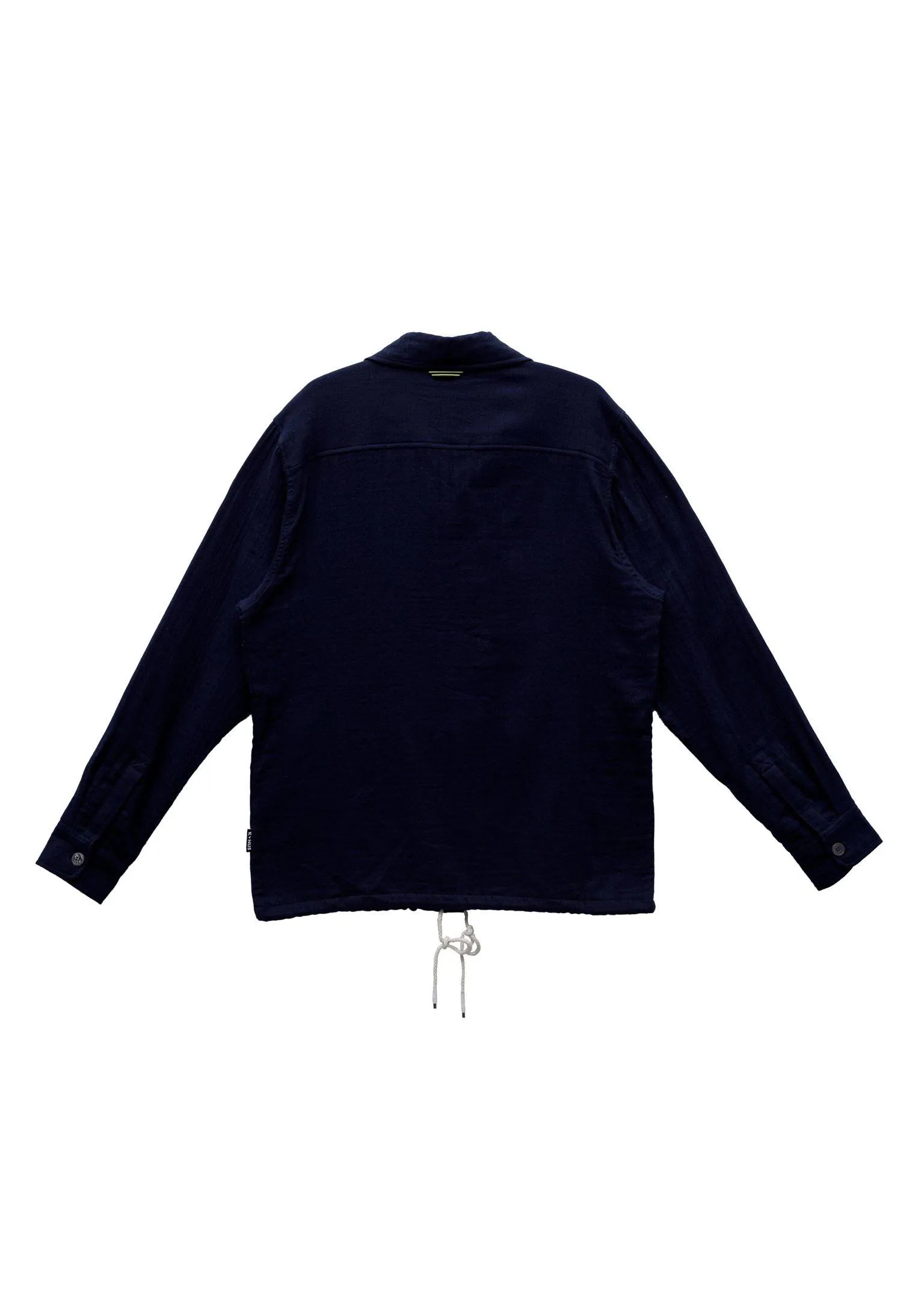 Men's Revere Collar Shirt In Navy