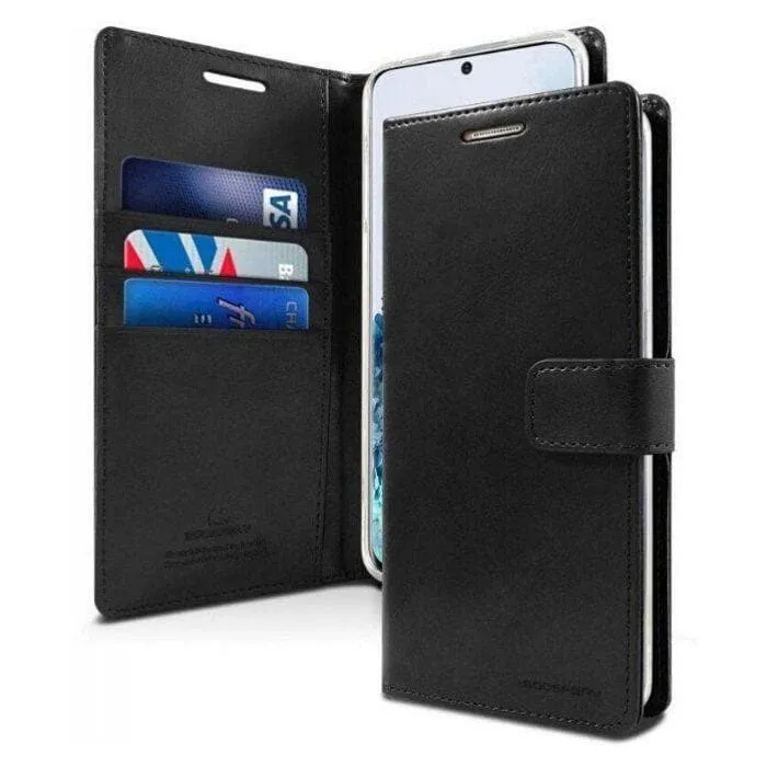 Mercury Blue Moon Diary Case for Samsung Galaxy S21 Plus - Black