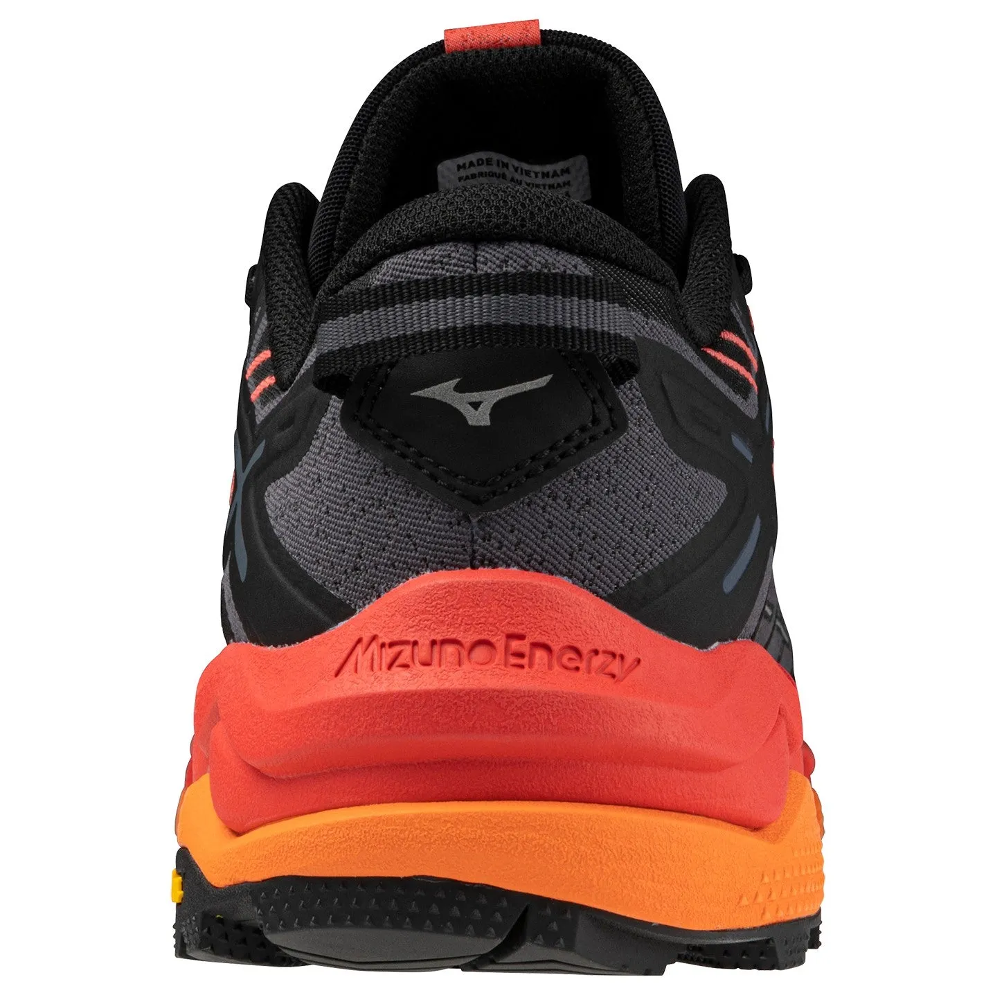 Mizuno Wave Mujin 10 (Mens) - Black/Cayenne/Nasturtium