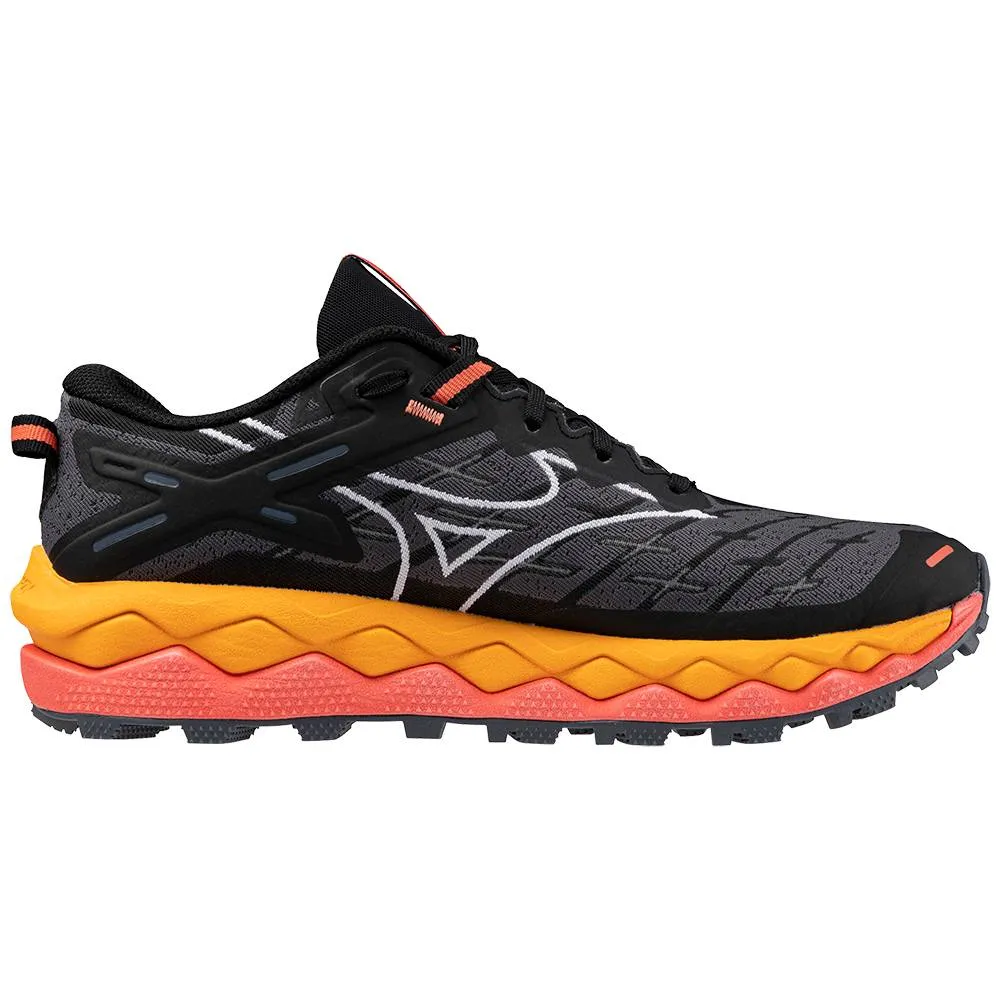 Mizuno Wave Mujin 10 (Womens) - Black/Cayenne/Nasturtium