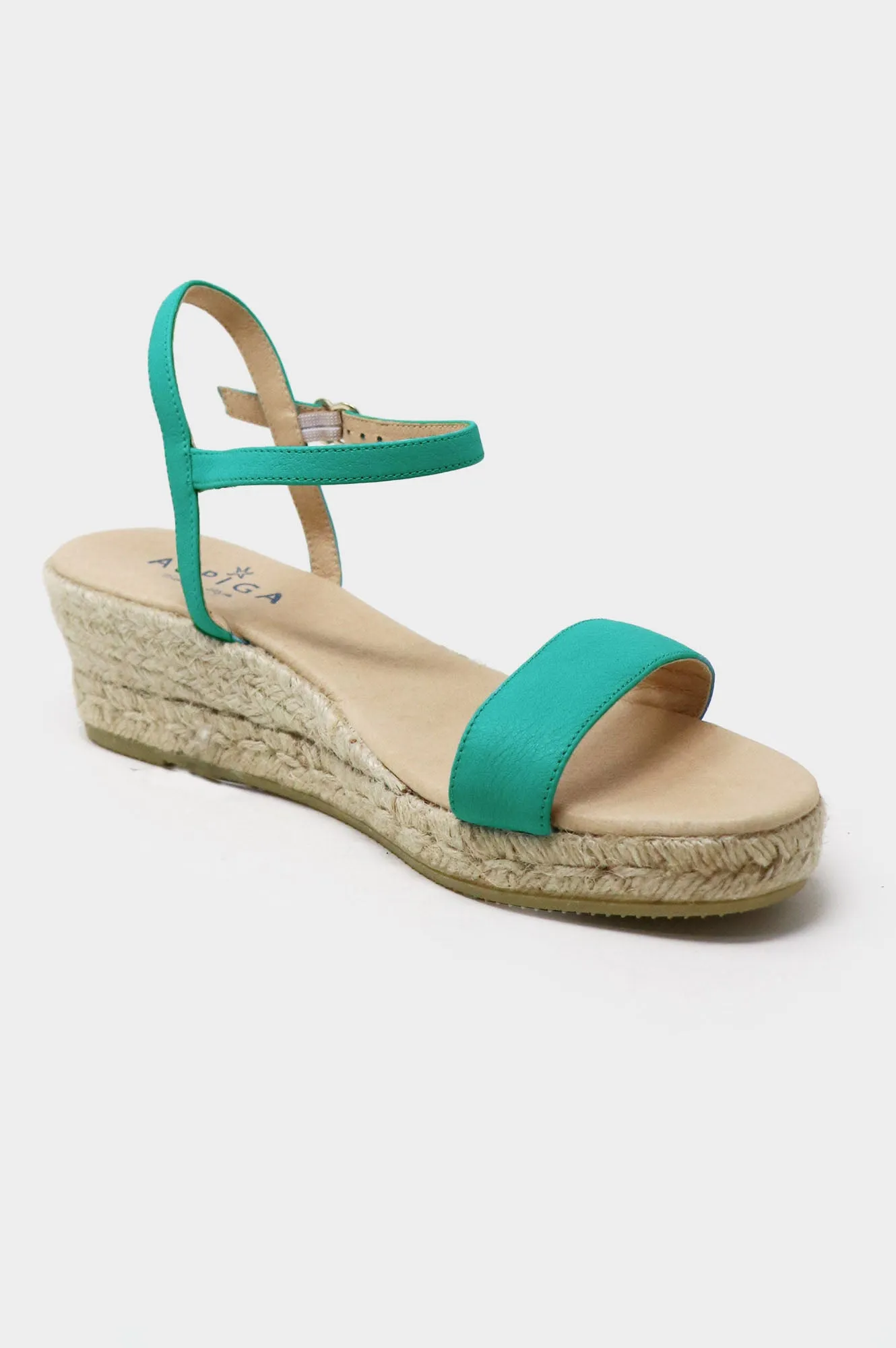 Moli Low Wedge Espadrilles | Turquoise