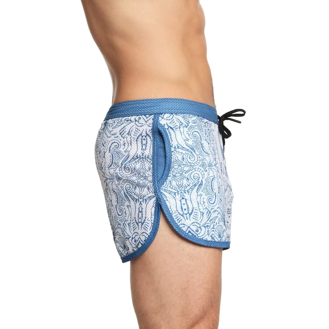 Nautical Bandana Mesh Short