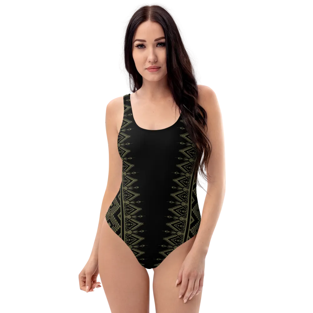 One-Piece Swimsuit - Caravan