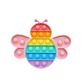 Pastel Bee Popit Fidget Toy