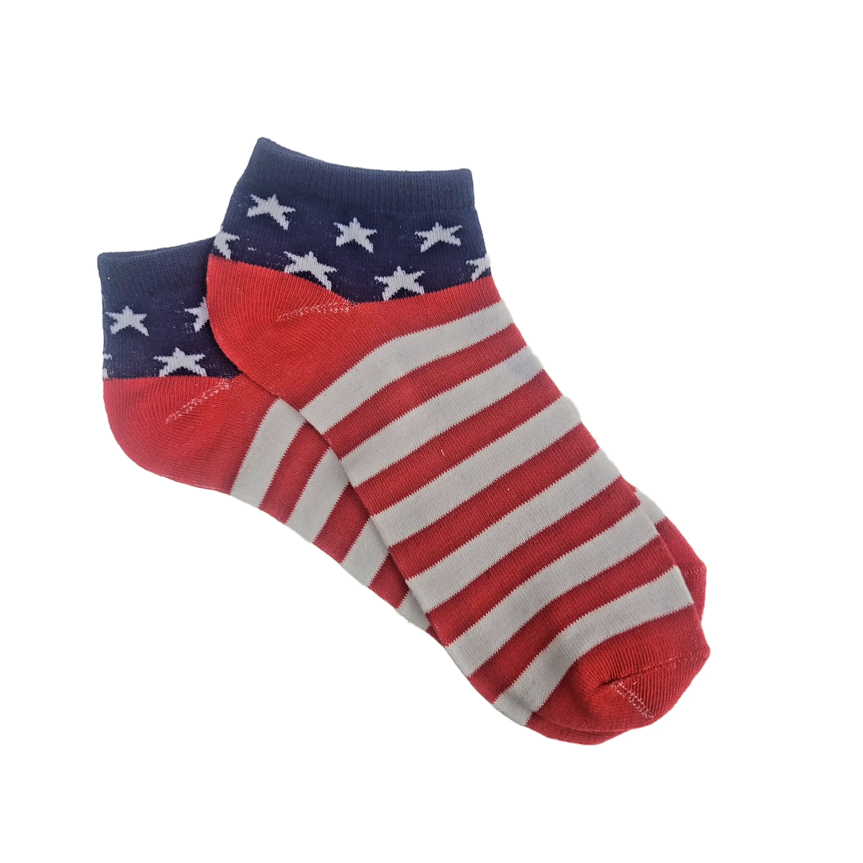 Patriotic Ankle Socks (Adult Large - Men's Shoe Sizes 8-12)