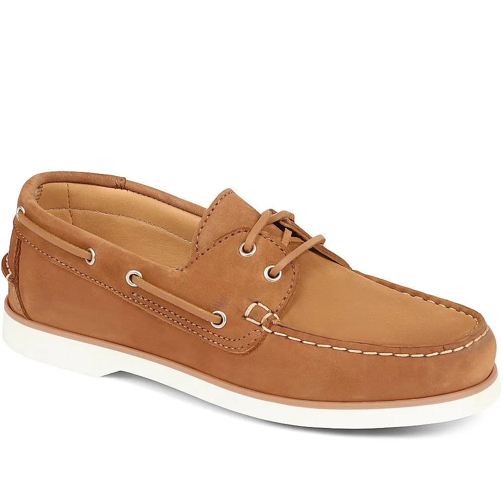 Patrizia Leather Boat Shoes - PATRIZIA / 322 369