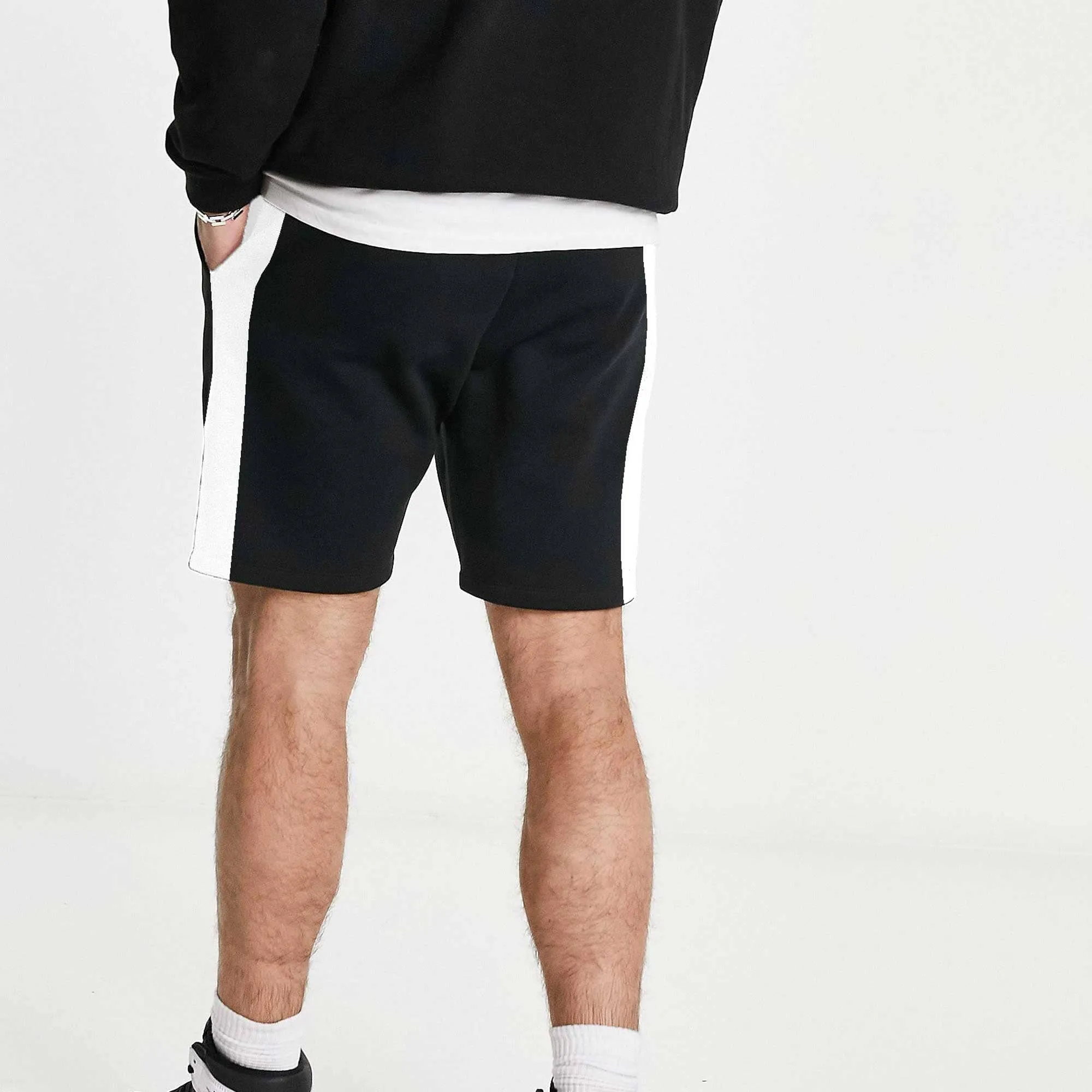 Polo Republica Men's Ascona Contrast Panel Pique Shorts