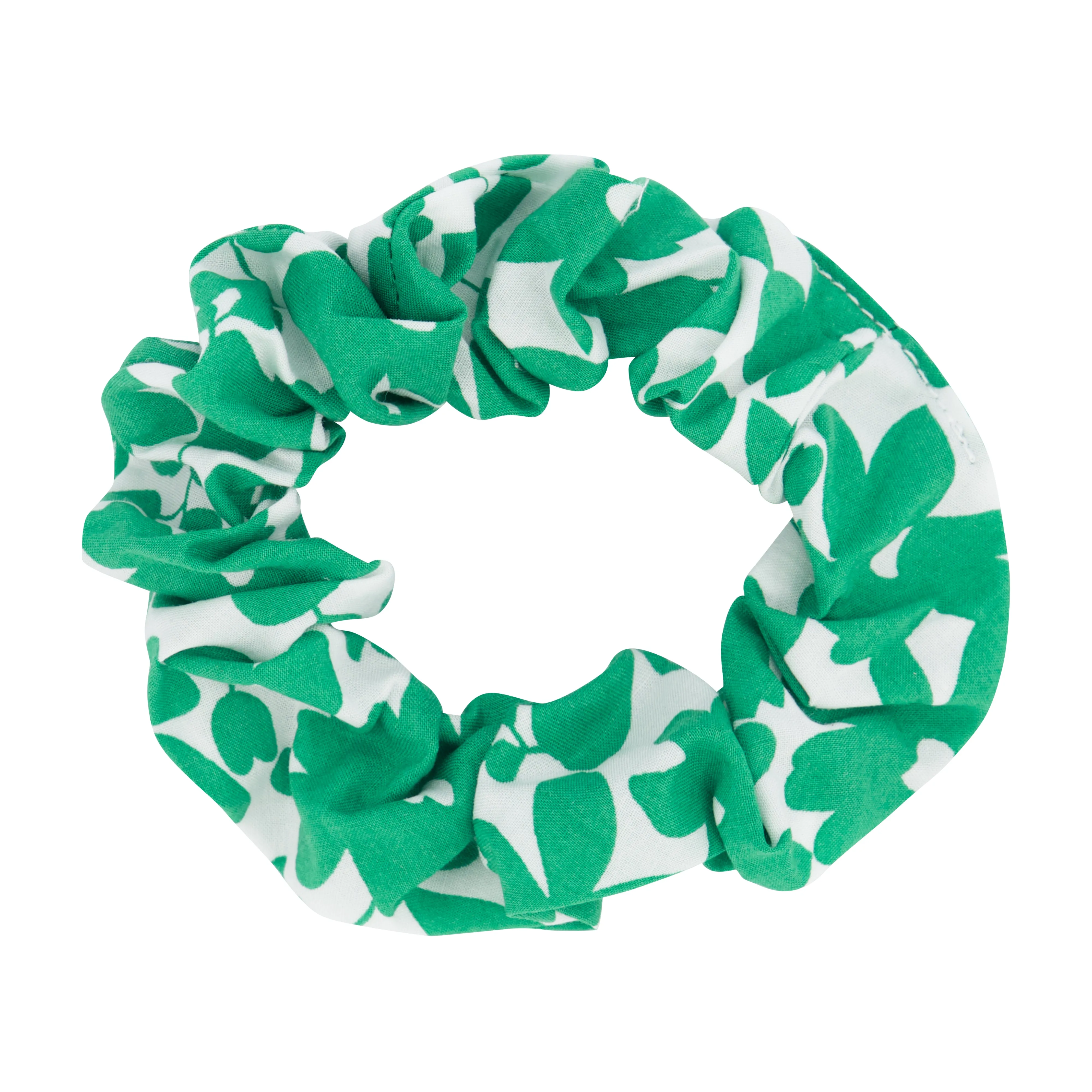 Preppy Scrunchy Green Poppy