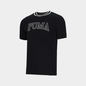 Puma Mens Squad Big Graphic Tee Black/Multi _ 181429 _ Black