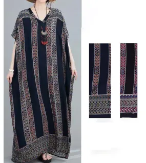 "Indian Summer" Tribal Print Kaftan