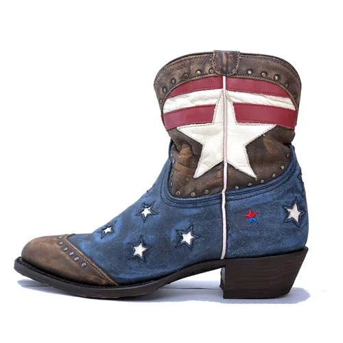 Redneck Riviera Women's Shortie Freedom Boot (R Toe) - Vintage Cinnamon