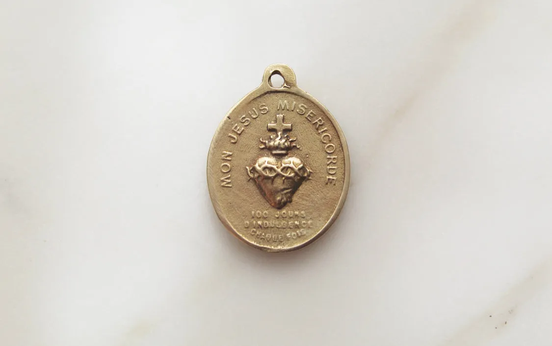 Sacred Heart & Our Lady of Perpetual Help Medal