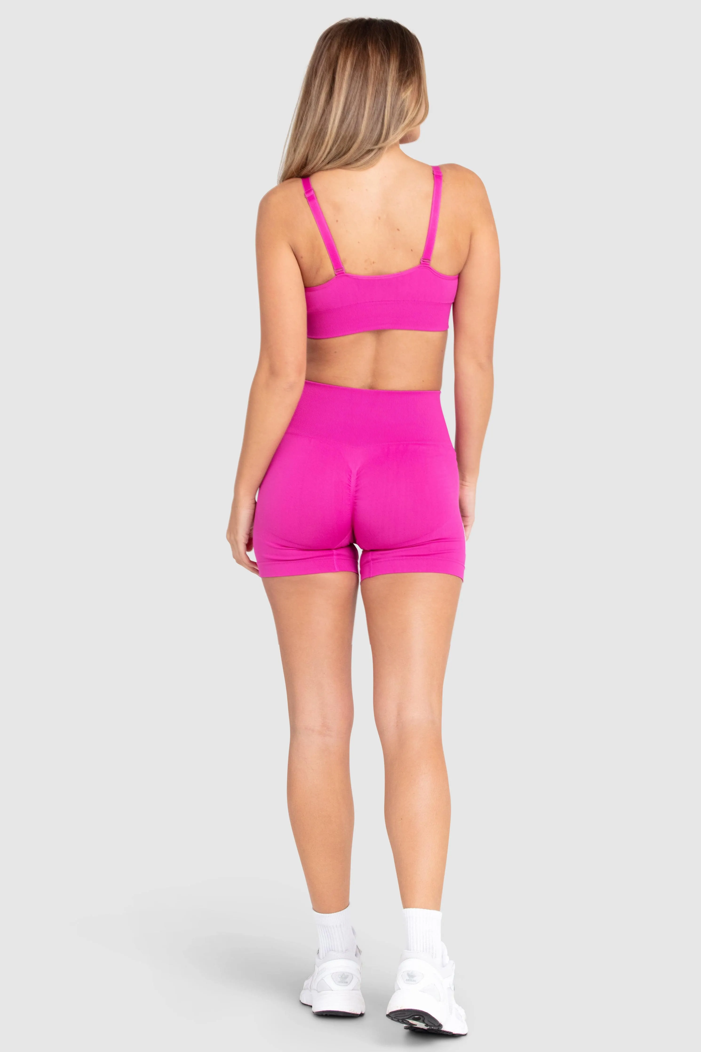 Scrunch 2 Seamless Shorts - Hot Pink