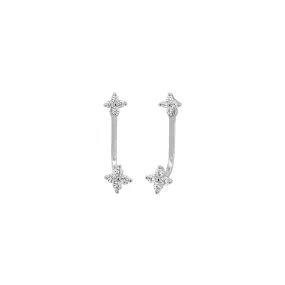 Silver Danica Studs