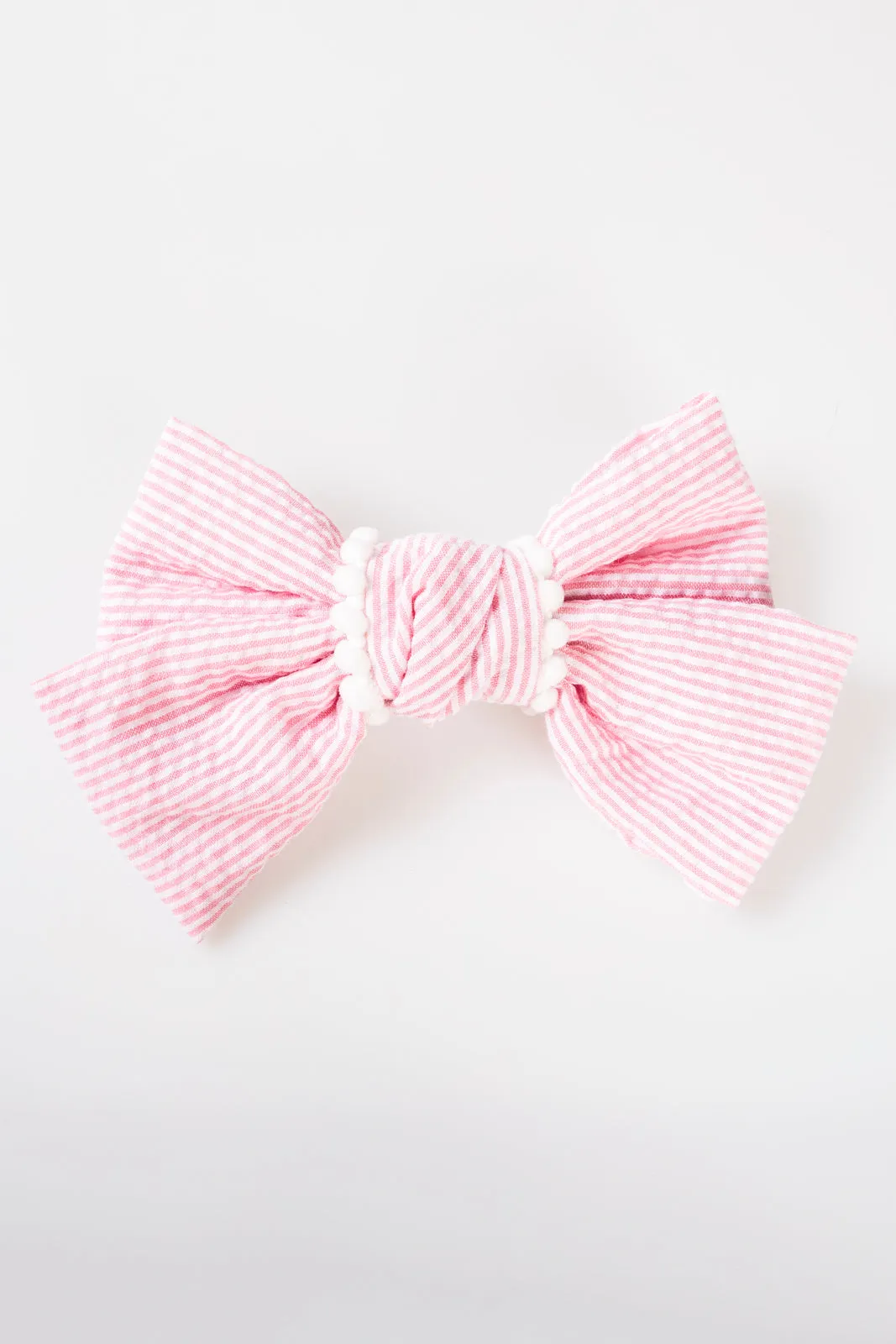 Skylar Pompom Bow Barrette