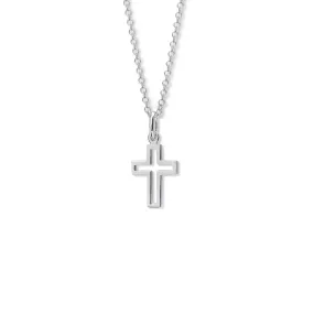 St Thomas Medium Cross Pendant Silver