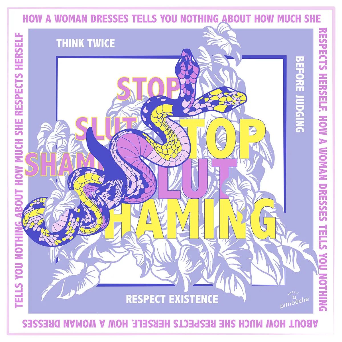 Stop Slut Shaming Poster