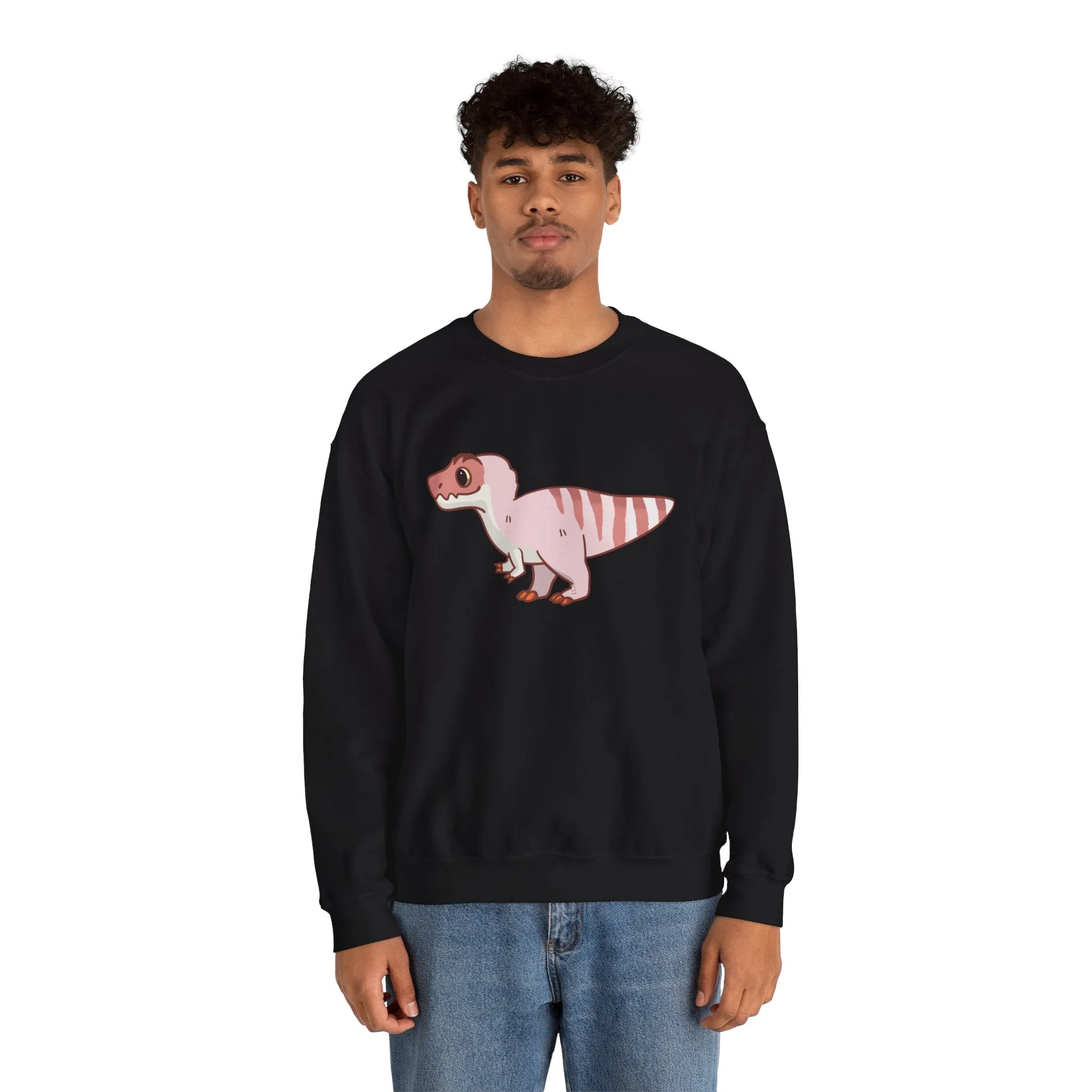 Strawberry Tyrannosaurus Rex - Unisex Heavy Blend™ Crewneck Sweatshirt