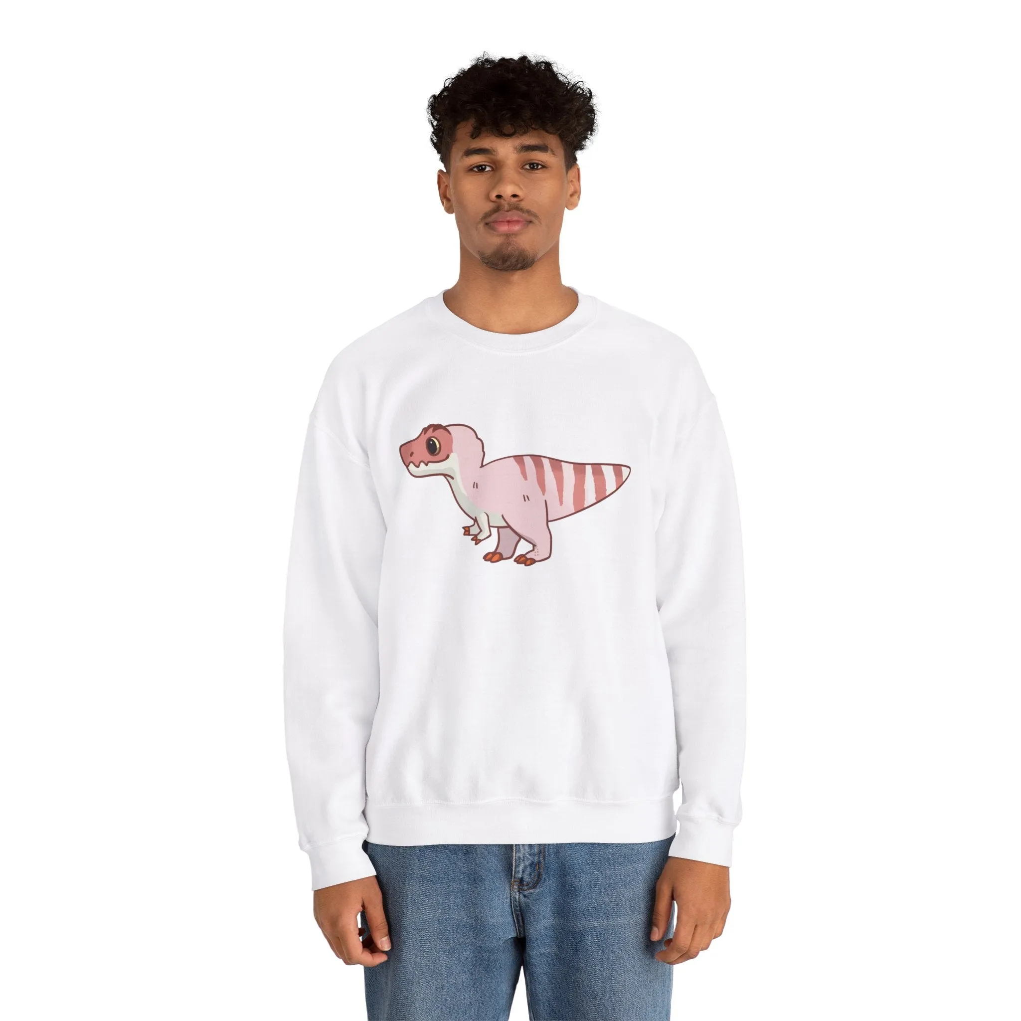 Strawberry Tyrannosaurus Rex - Unisex Heavy Blend™ Crewneck Sweatshirt