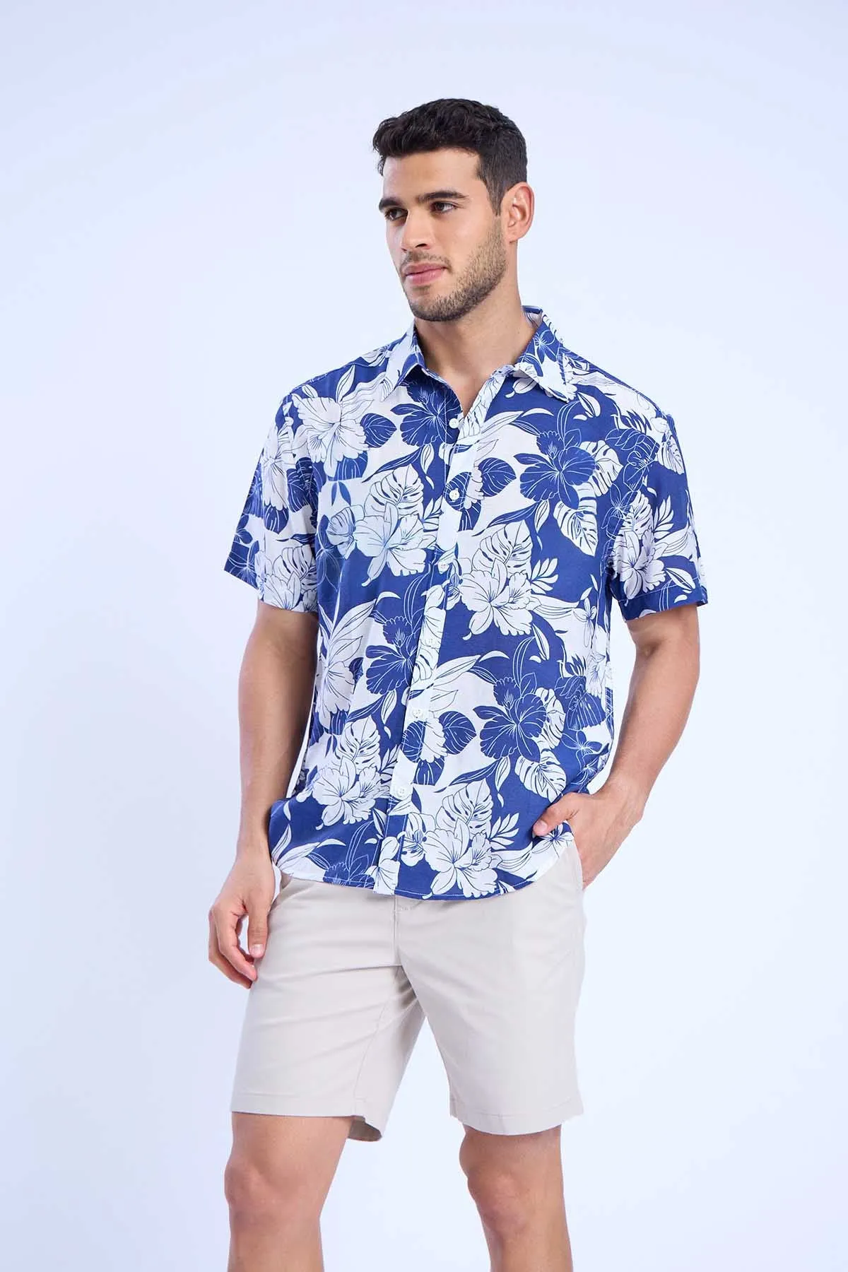 Summer Shirt Ocean Blossam