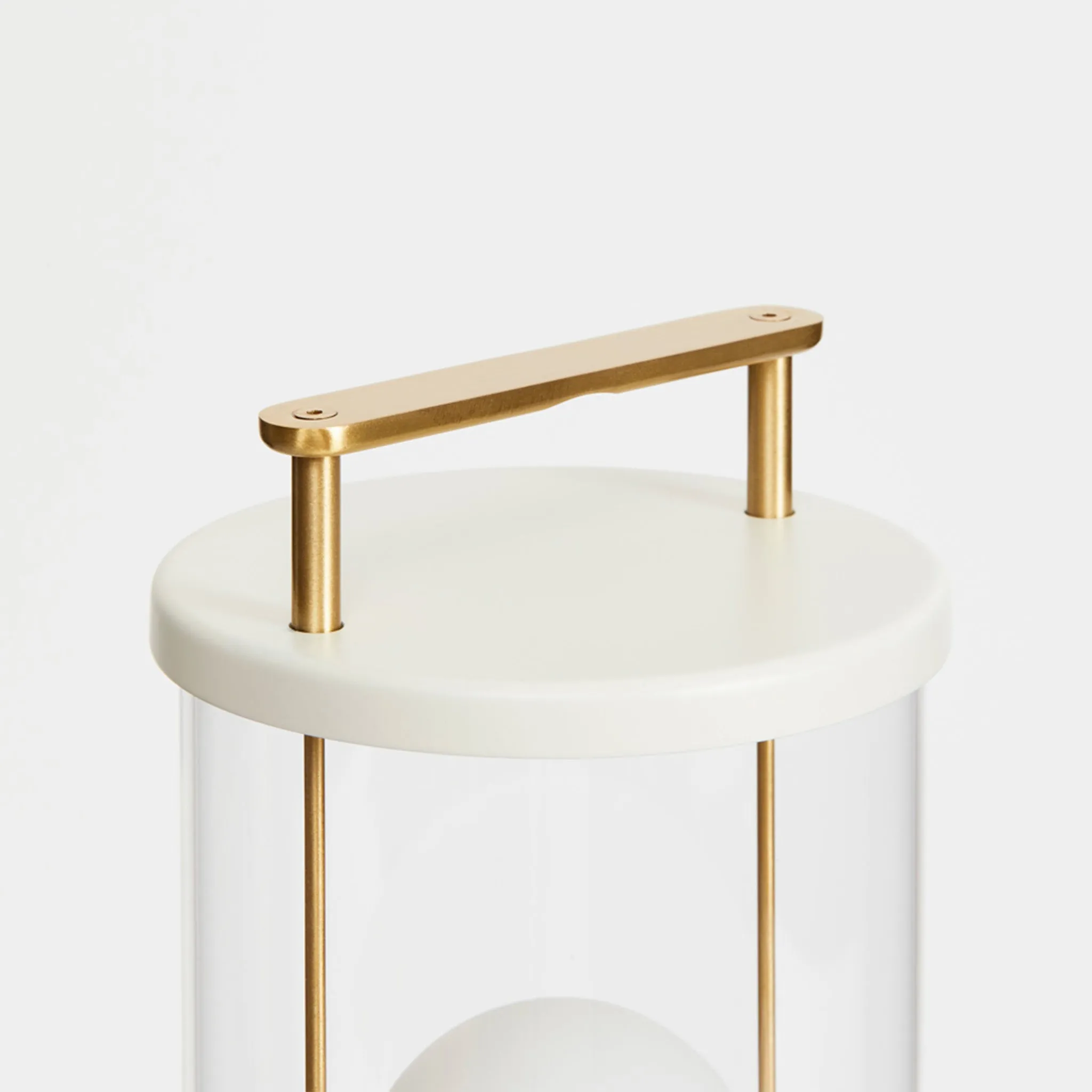 The Muse Portable Lamp in Candlenut White