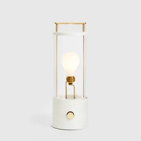 The Muse Portable Lamp in Candlenut White