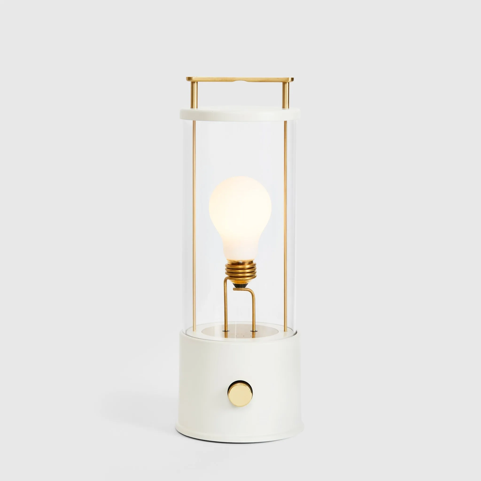 The Muse Portable Lamp in Candlenut White