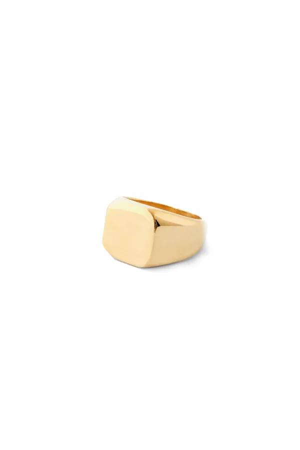 The Signet Ring - Square Gold