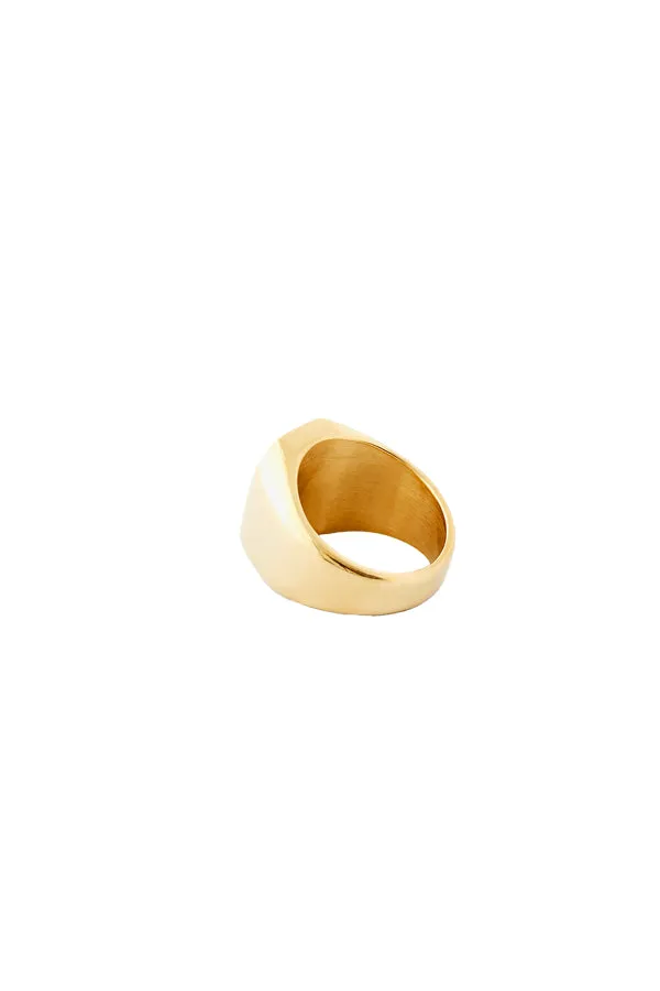 The Signet Ring - Square Gold