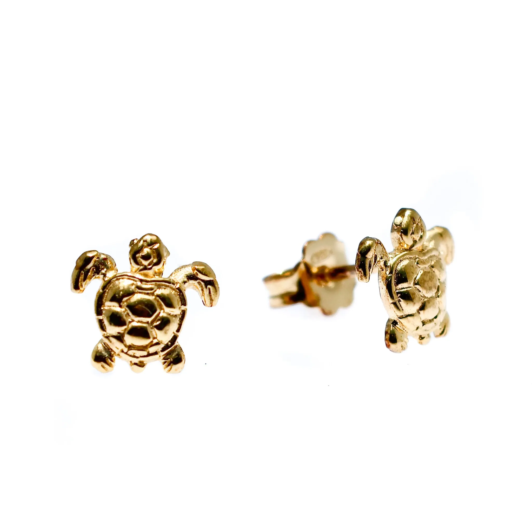 Turtle Studs Gold