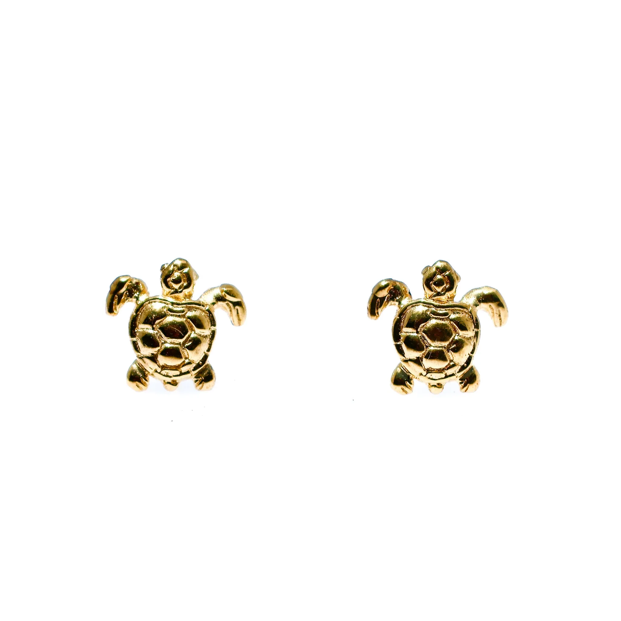 Turtle Studs Gold