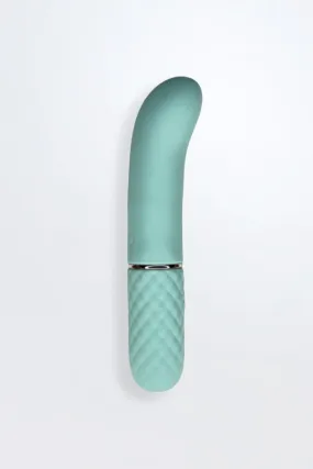 Vibrator Scout Mini Curved Tip Bullet Green