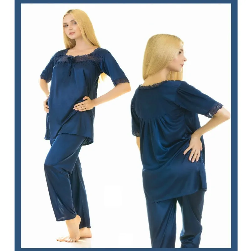 Women's Luxury Silk Sleepwear 100% Silk Pajamas Set