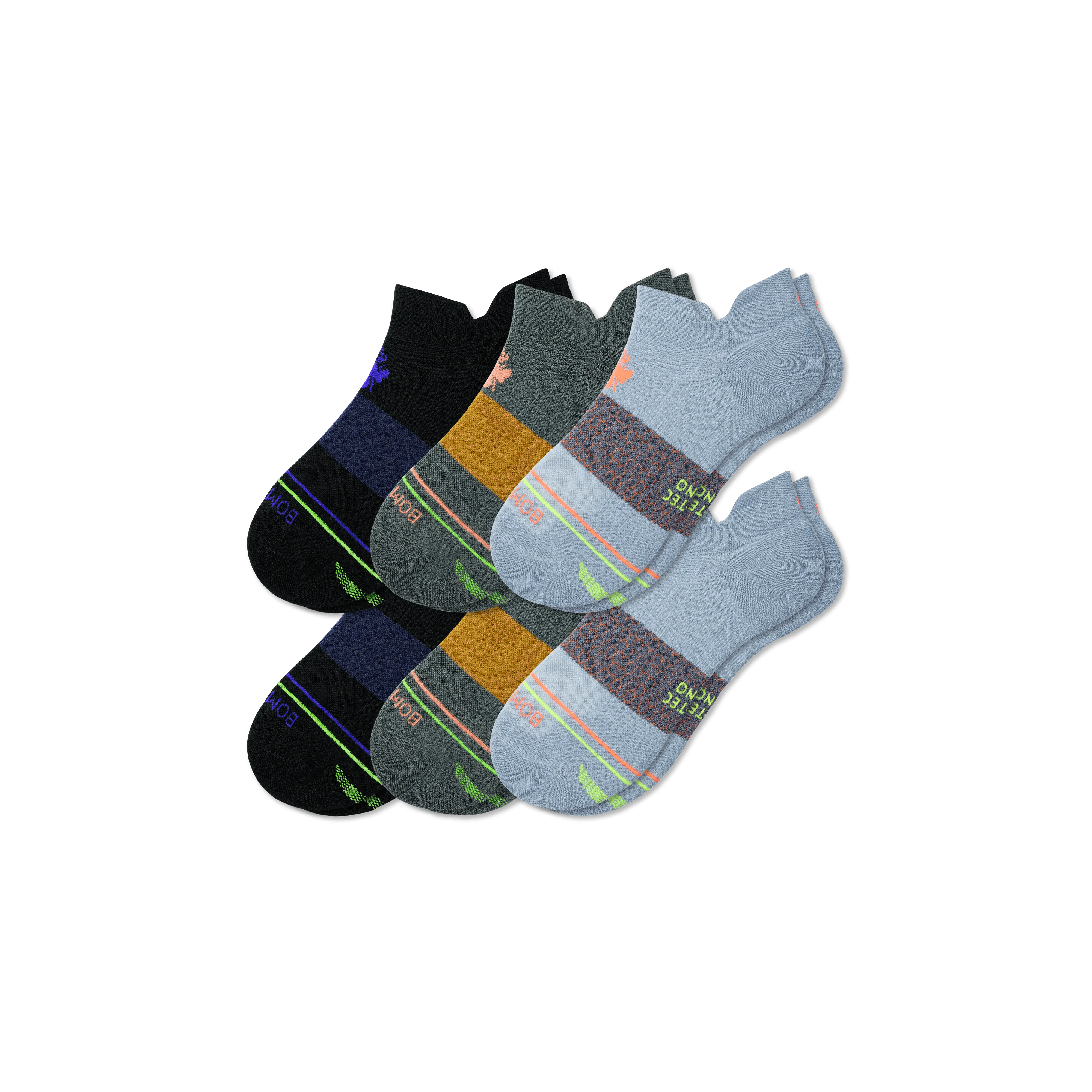 Women's Merino Wool Blend Athletic Ankle Sock 6-Pack