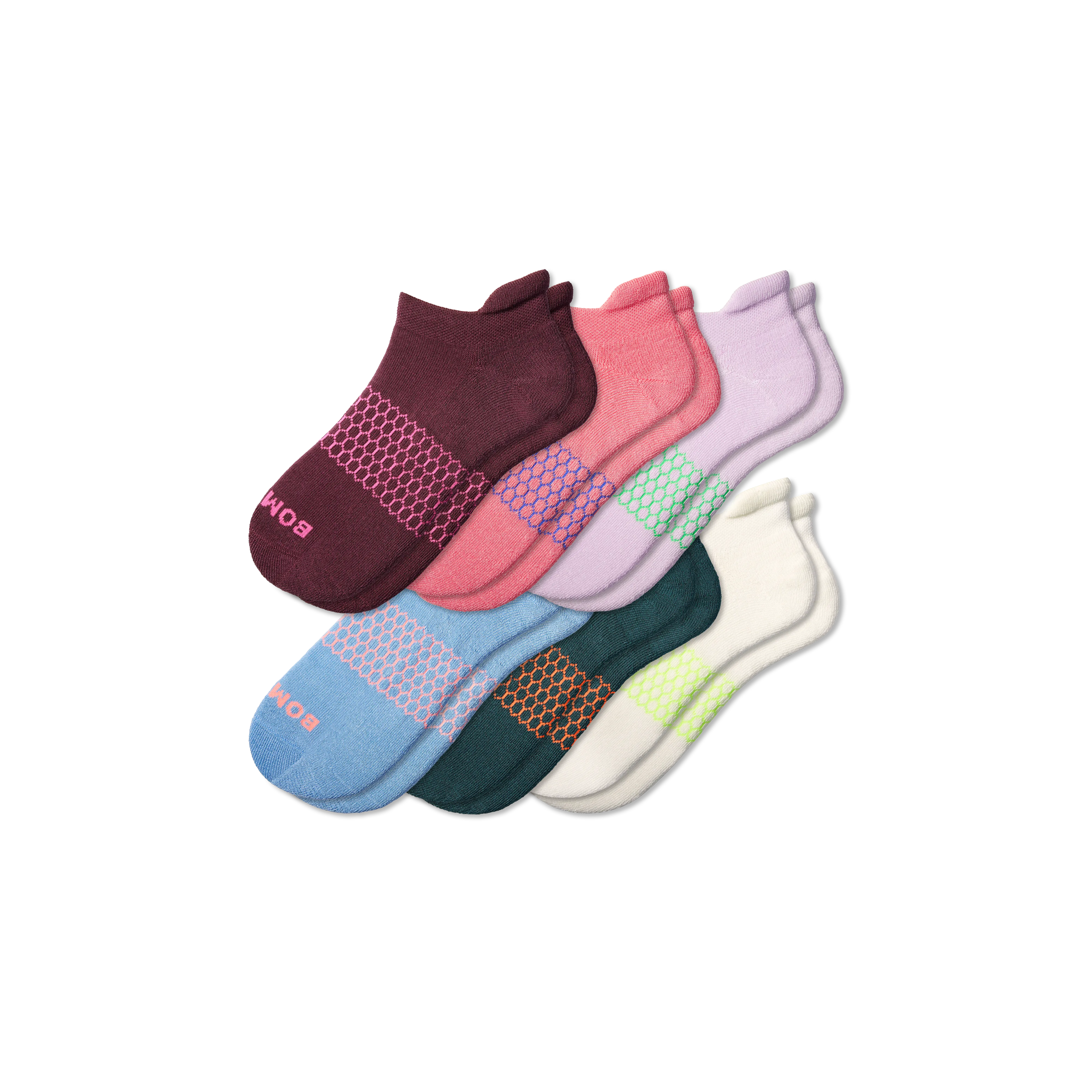 Women's Solid Ankle Sock 6-Pack