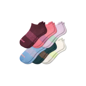 Women's Solid Ankle Sock 6-Pack