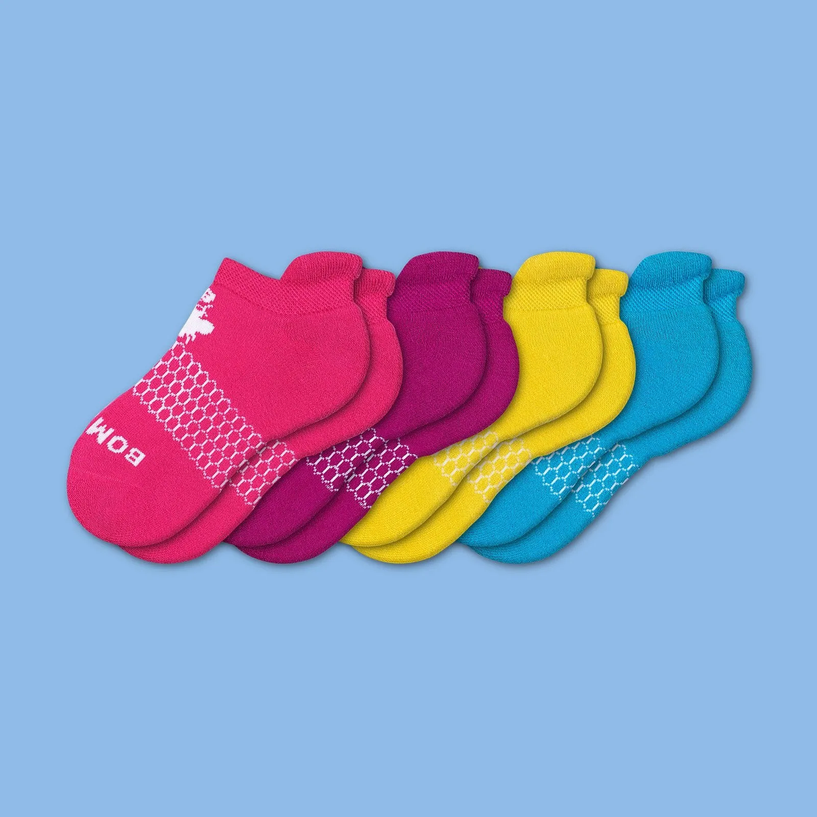 Youth Brights Ankle Sock 4-Pack