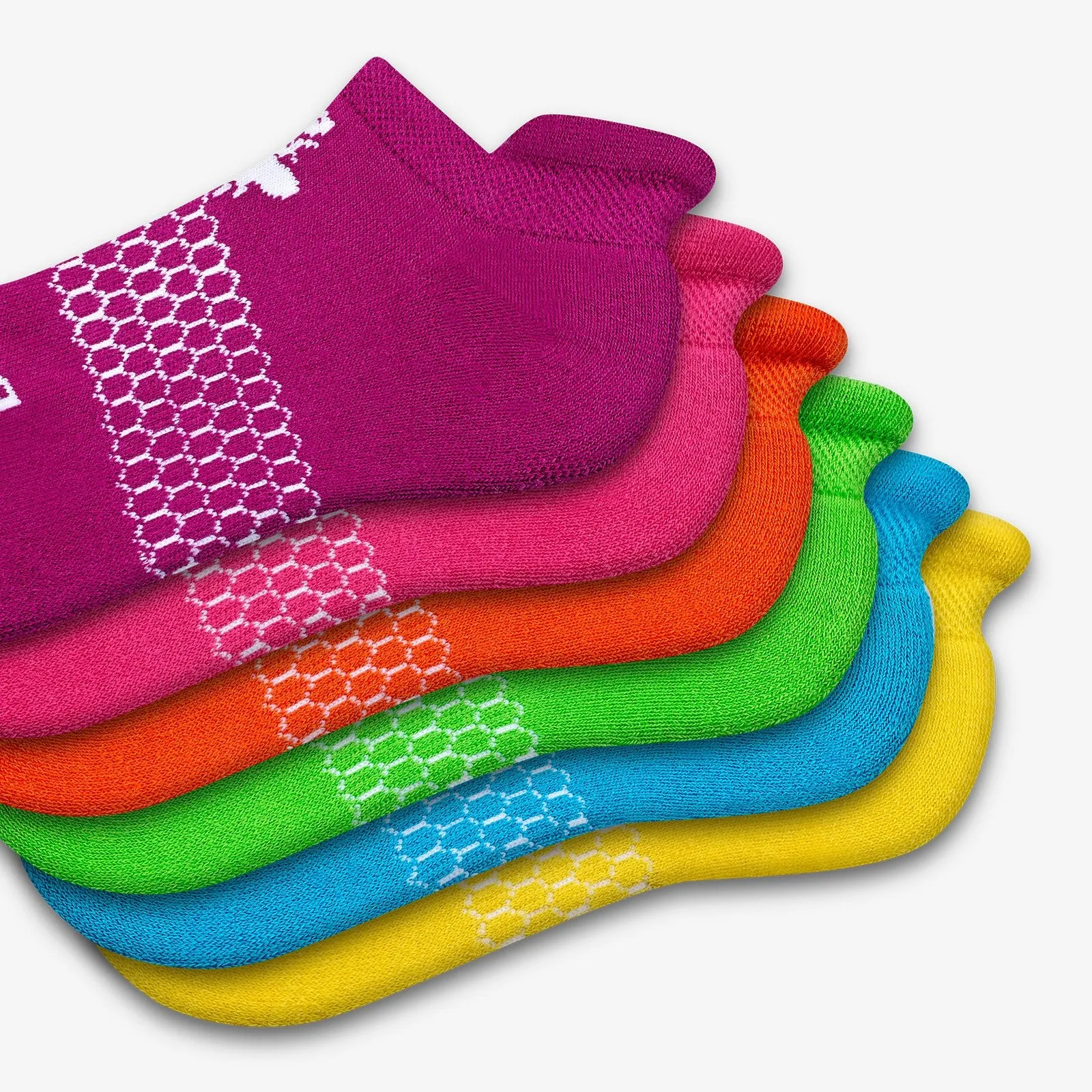 Youth Brights Ankle Sock 4-Pack