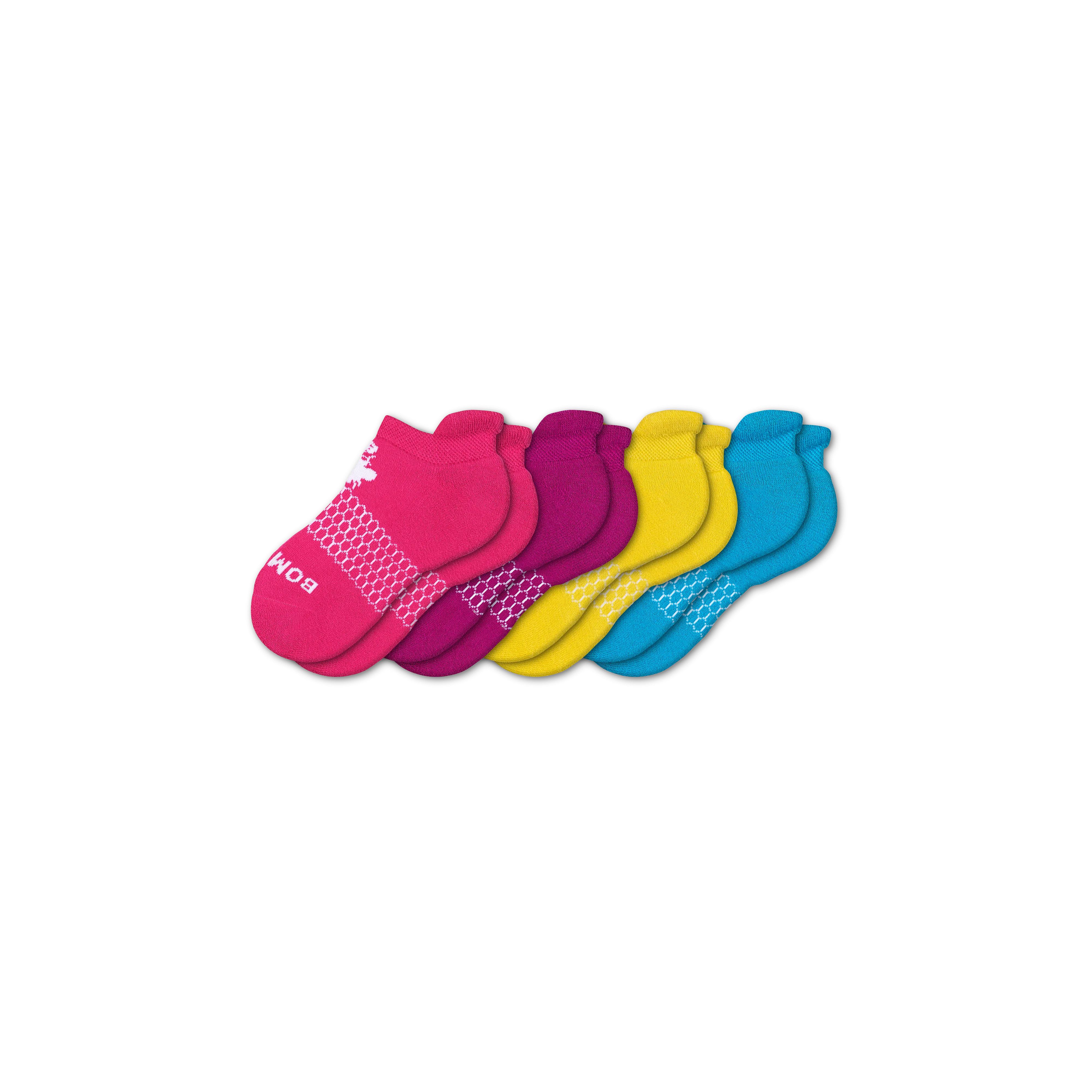 Youth Brights Ankle Sock 4-Pack