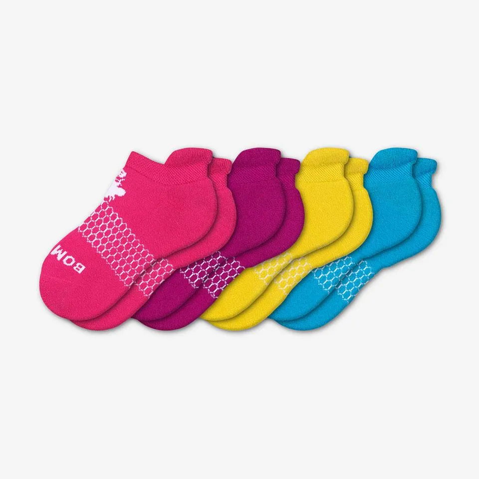 Youth Brights Ankle Sock 4-Pack